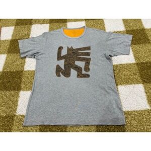 SPRZ NY Keith Haring Graphic T-Shirt Gray Large‎ 341-160249